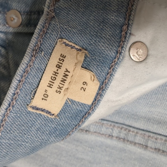 Madewell 10" Skinny High rise jeans - Picture 3 of 6